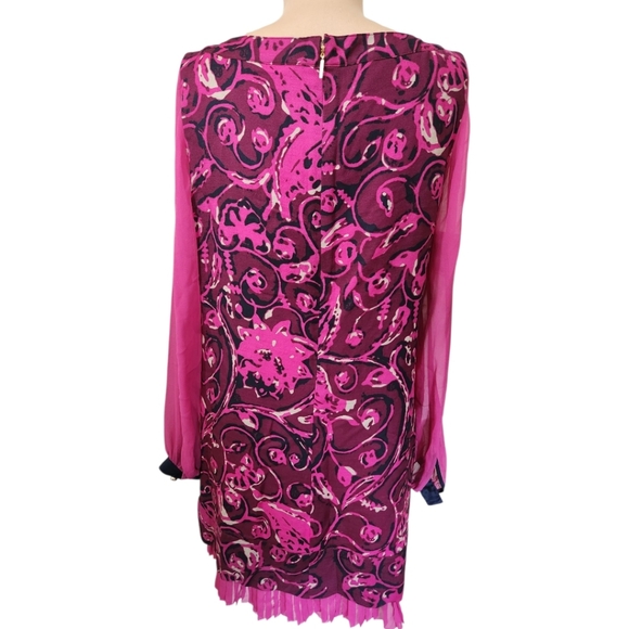 TORY BURCH🔖NWT! "Dorrance" Wool & Silk Shift Dress - Size 12 - Picture 9 of 17